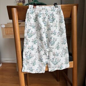 Toddler Soft Dummer Gauze Floral Pants - 18-24 M